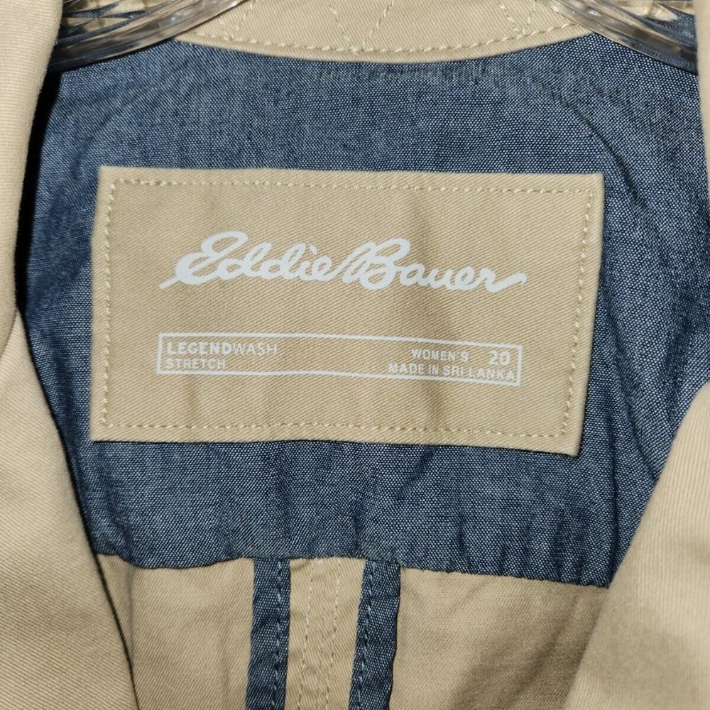 nwt EDDIE BAUER Legend Utility Jacket Coat Cloud Beige Women's 20 - Picture 2 of 4